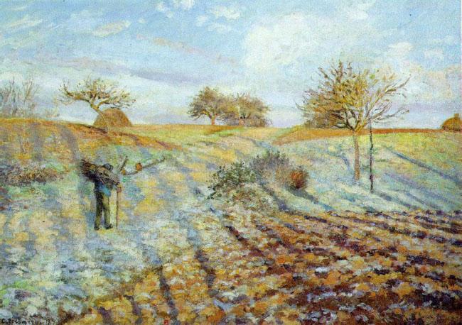 Camille Pissaro Hoarfrost oil painting picture